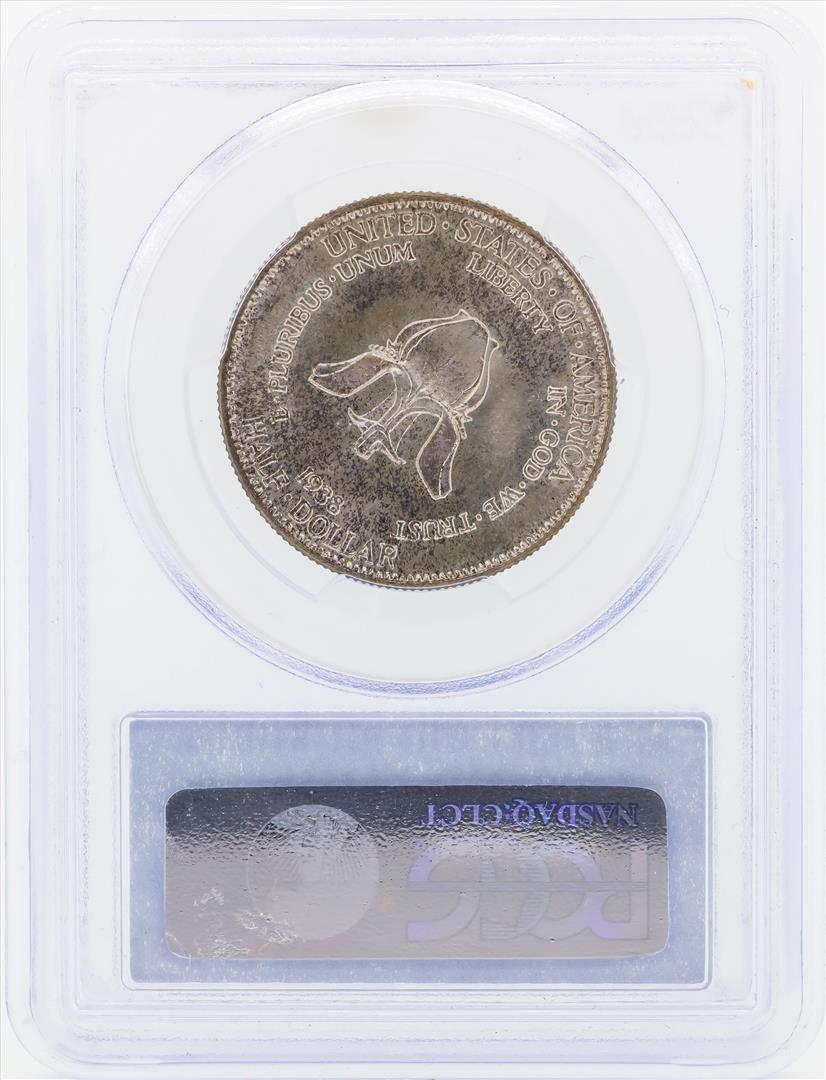 1938 New Rochelle Commemorative Half Dollar Coin PCGS MS66 CAC