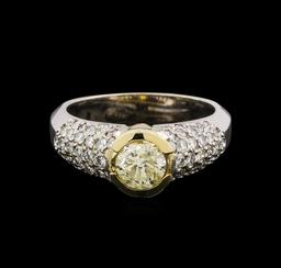 14KT Two-Tone Gold 1.58 ctw Diamond Ring
