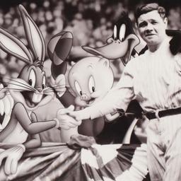 Bugs Meets The Babe by Looney Tunes