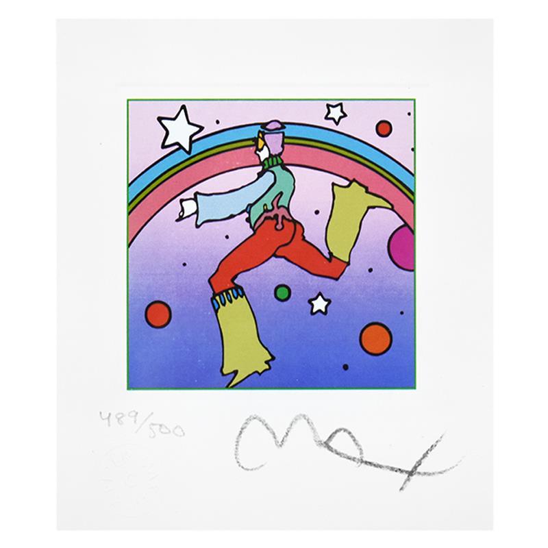 Cosmic Jumper Detail I By Peter Max