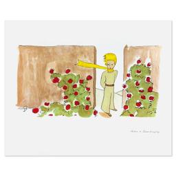 The Little Prince In The Garden By Antoine de Saint-Exupery (1900-1944)