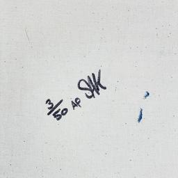 50 Dollar Bill By Steve Kaufman (1960-2010)