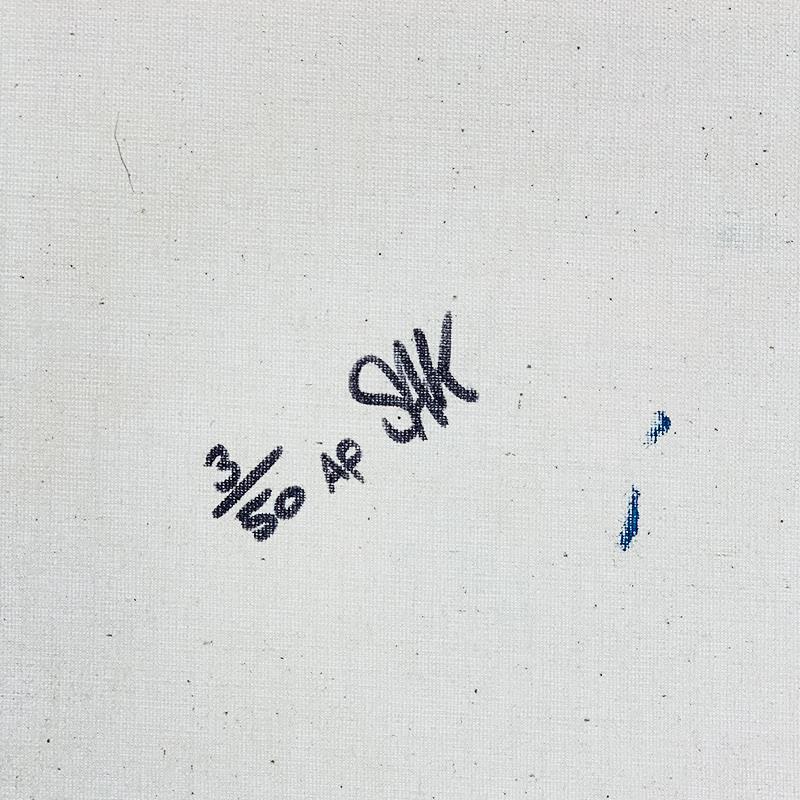 50 Dollar Bill By Steve Kaufman (1960-2010)