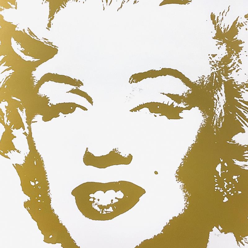 Golden Marilyn By Warhol (1928-1987)