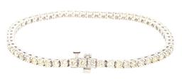 12.56 ctw Diamond Tennis Bracelet - 14KT White Gold