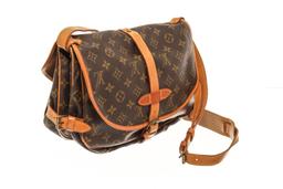 Louis Vuitton Brown Monogram Canvas Saumur 30 Crossbody Bag