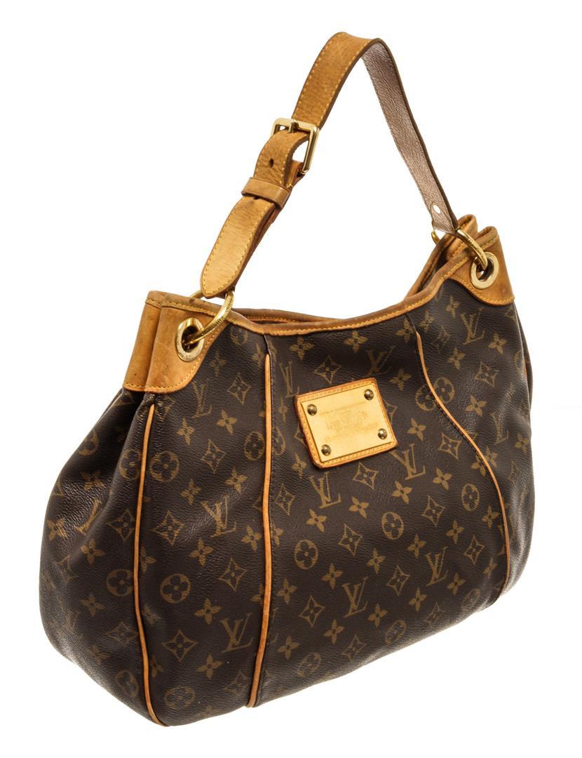 Louis Vuitton Brown Monogram Canvas Galliera PM Hobo Bag