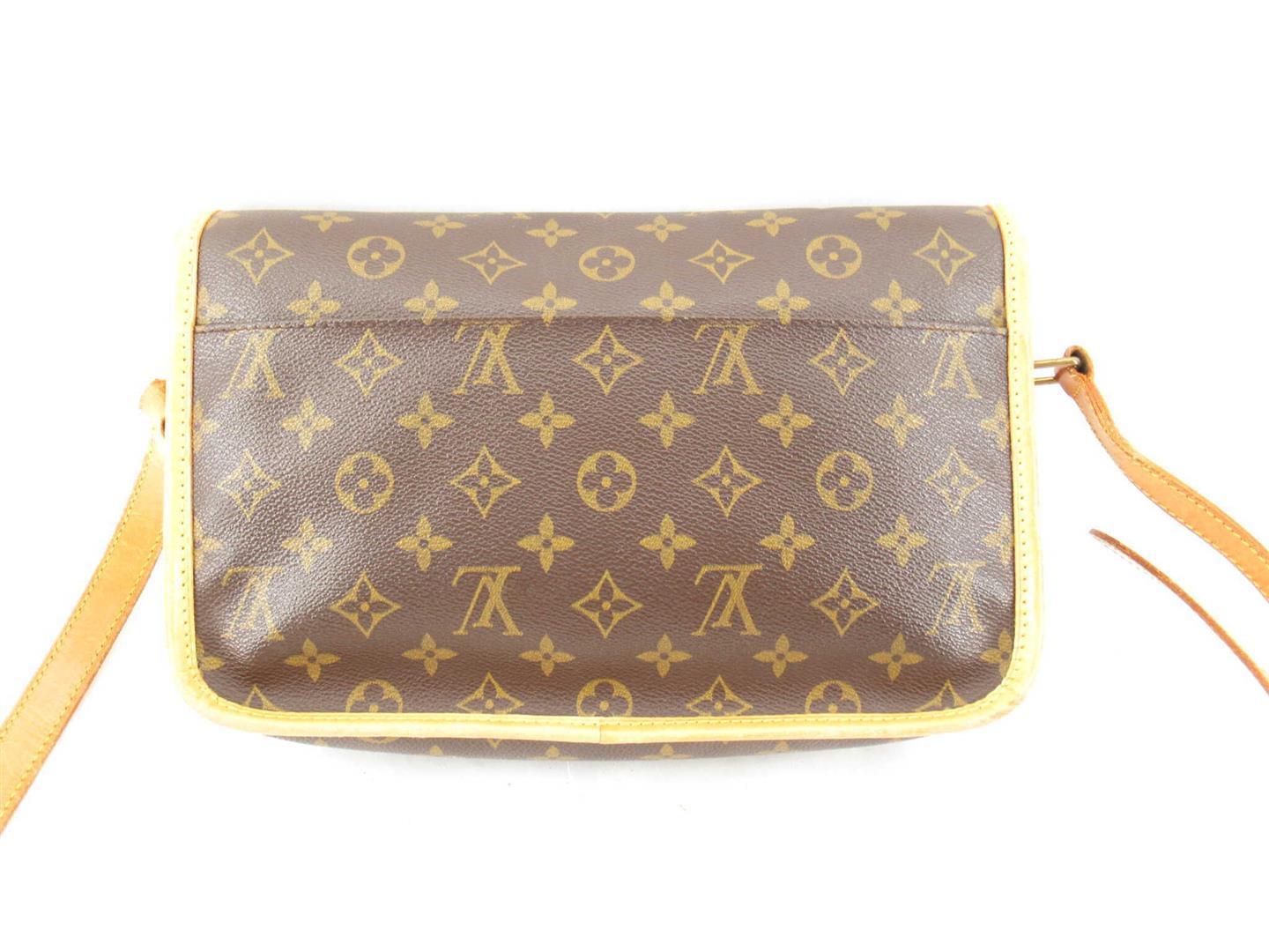 Louis Vuitton Brown Monogram Canvas Gibciere MM Messenger Bag