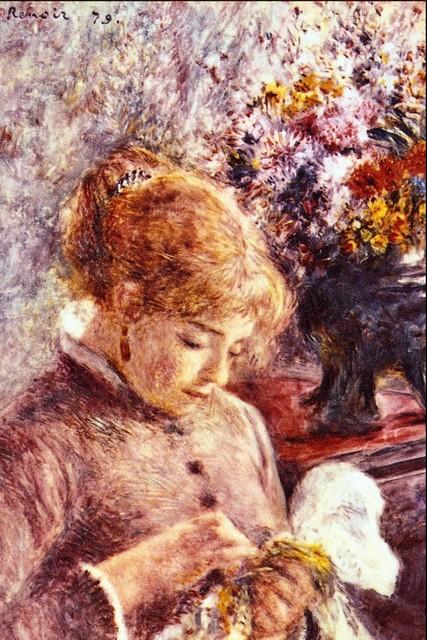 Renoir - Woman Embroidering