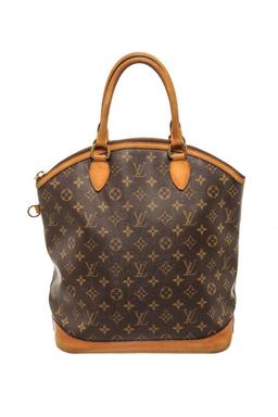 Louis Vuitton Brown Monogram Canvas Lockit Vertical Tote Bag