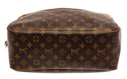 Louis Vuitton Brown Monogram Canvas Deauville Satchel Bag