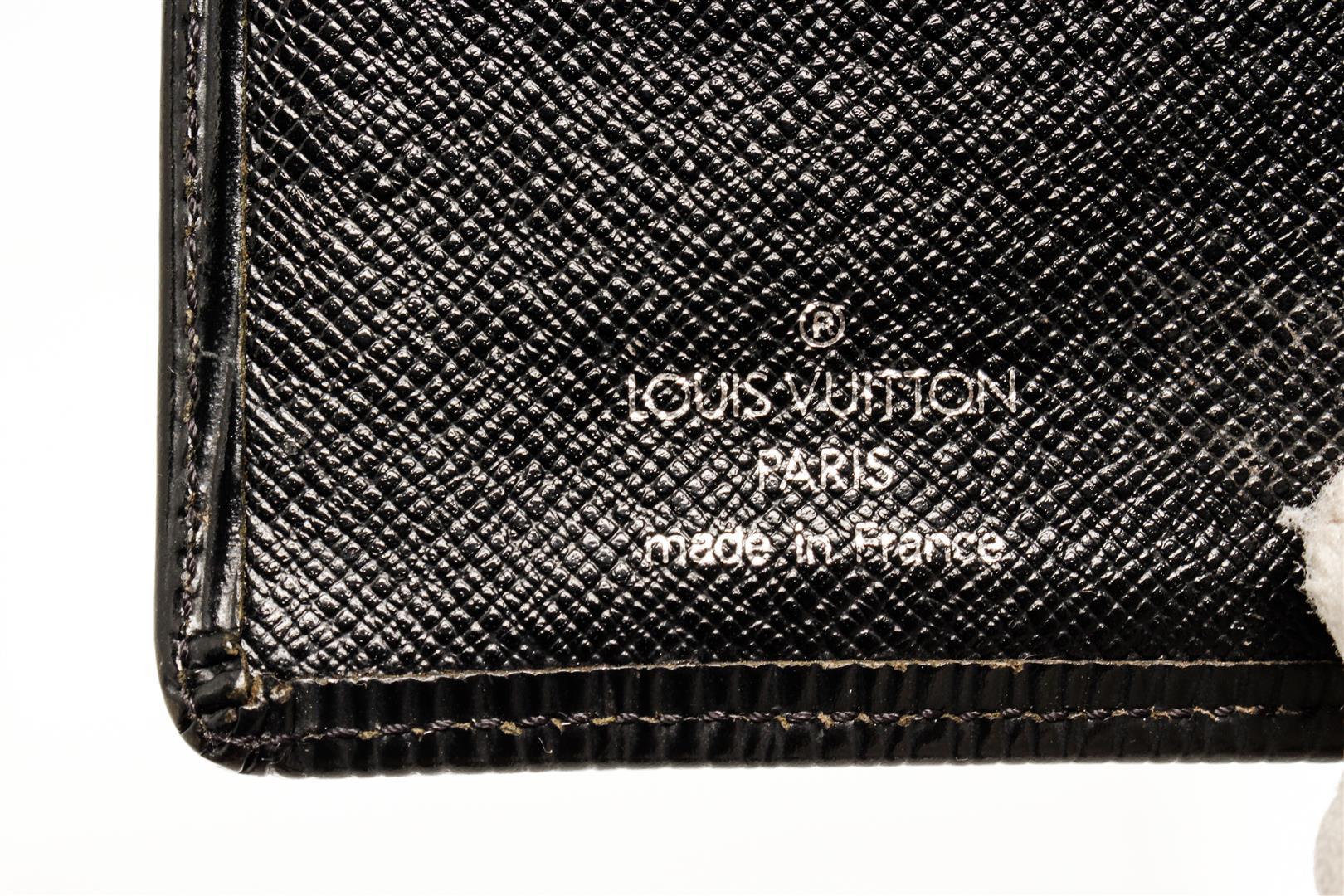 Louis Vuitton Black Epi Leather French Wallet