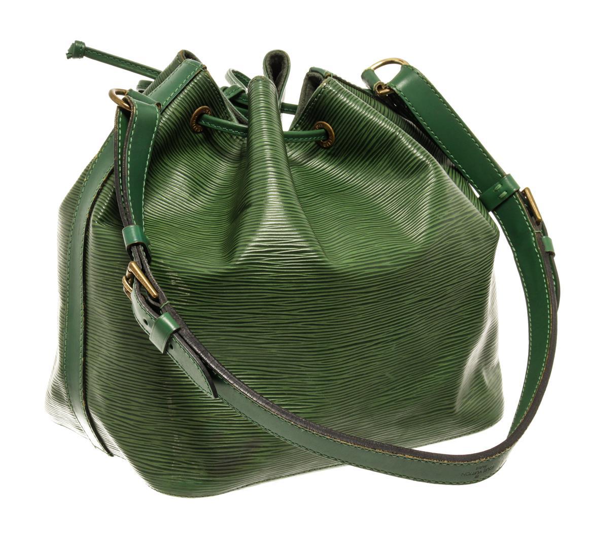 Louis Vuitton Green Epi Leather Noe PM Bucket Bag