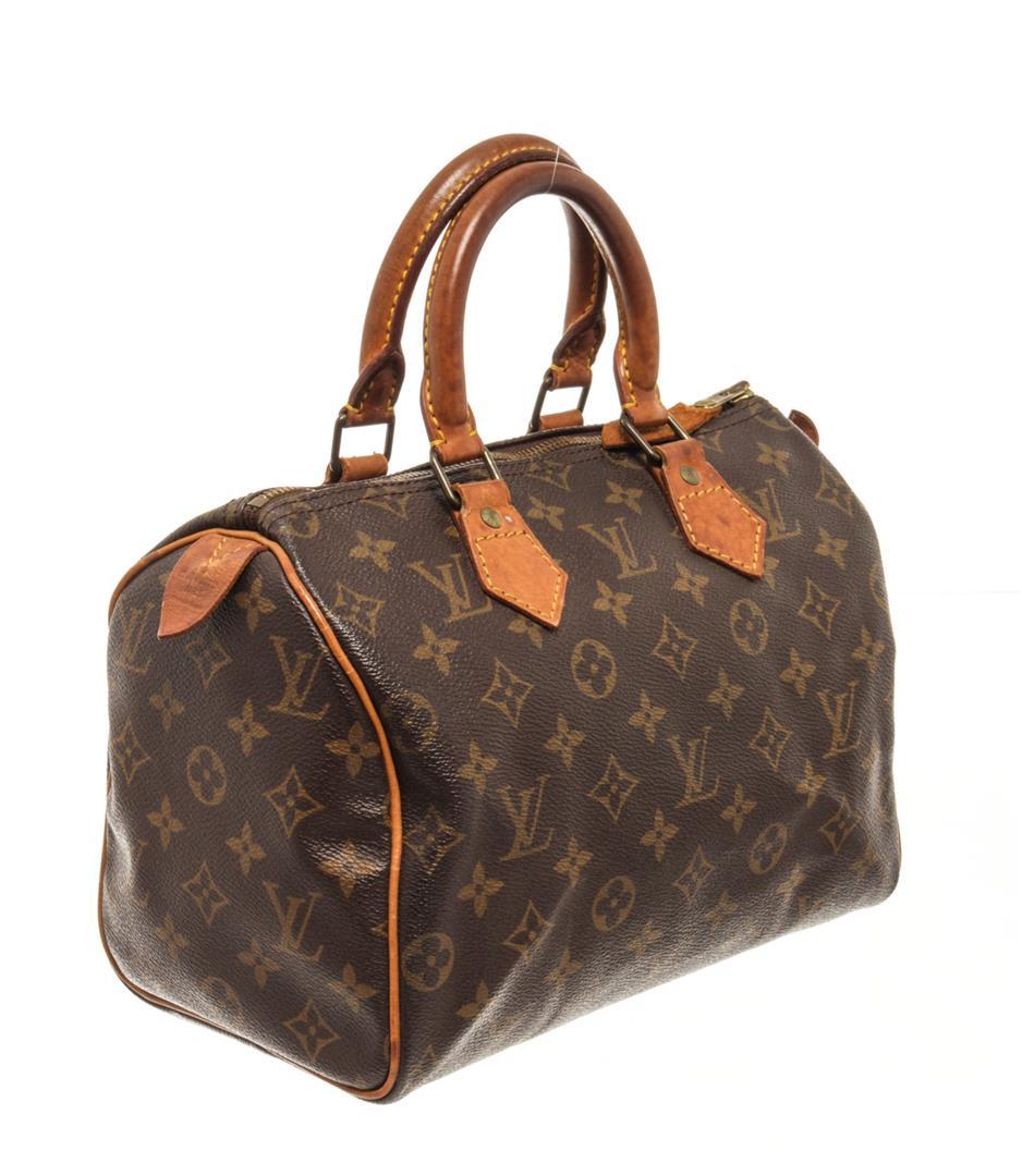 Louis Vuitton Brown Monogram Speedy 25 Handbag