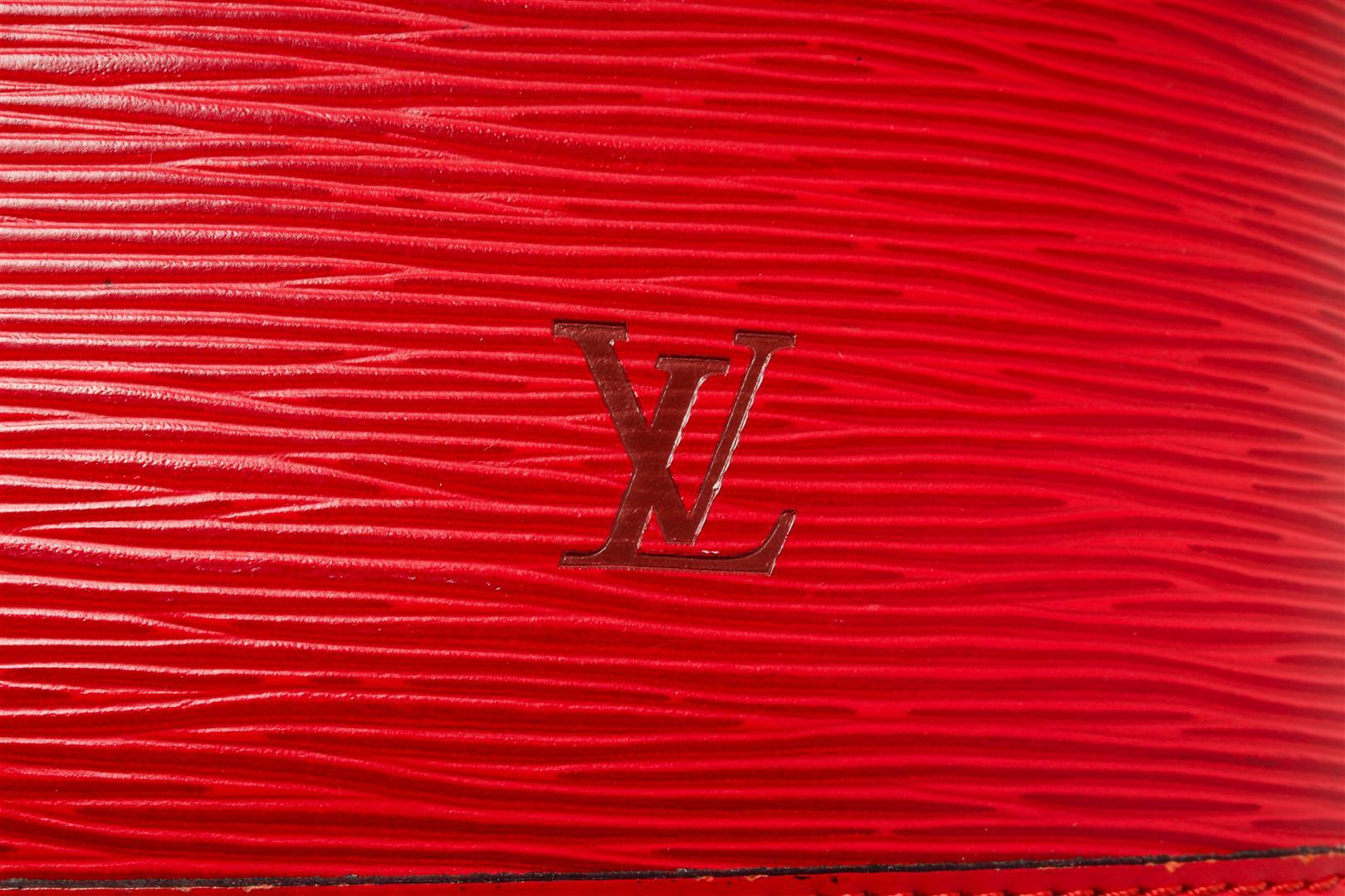 Louis Vuitton Red Epi Leather Lussac Shoulder Bag