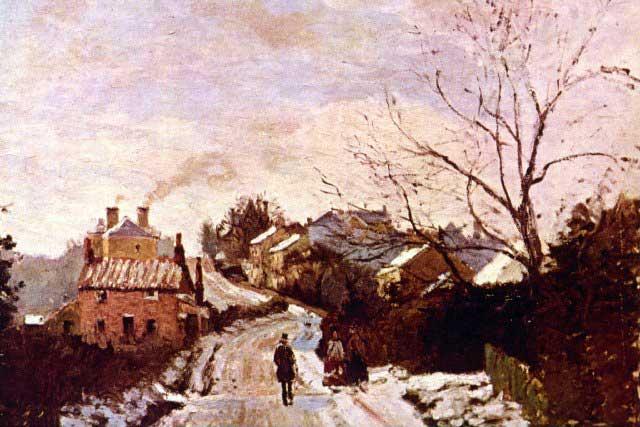 Camille Pissarro - Neige a Lower Norwood