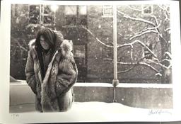 Neil Young in the Snow by Elliot Blinder