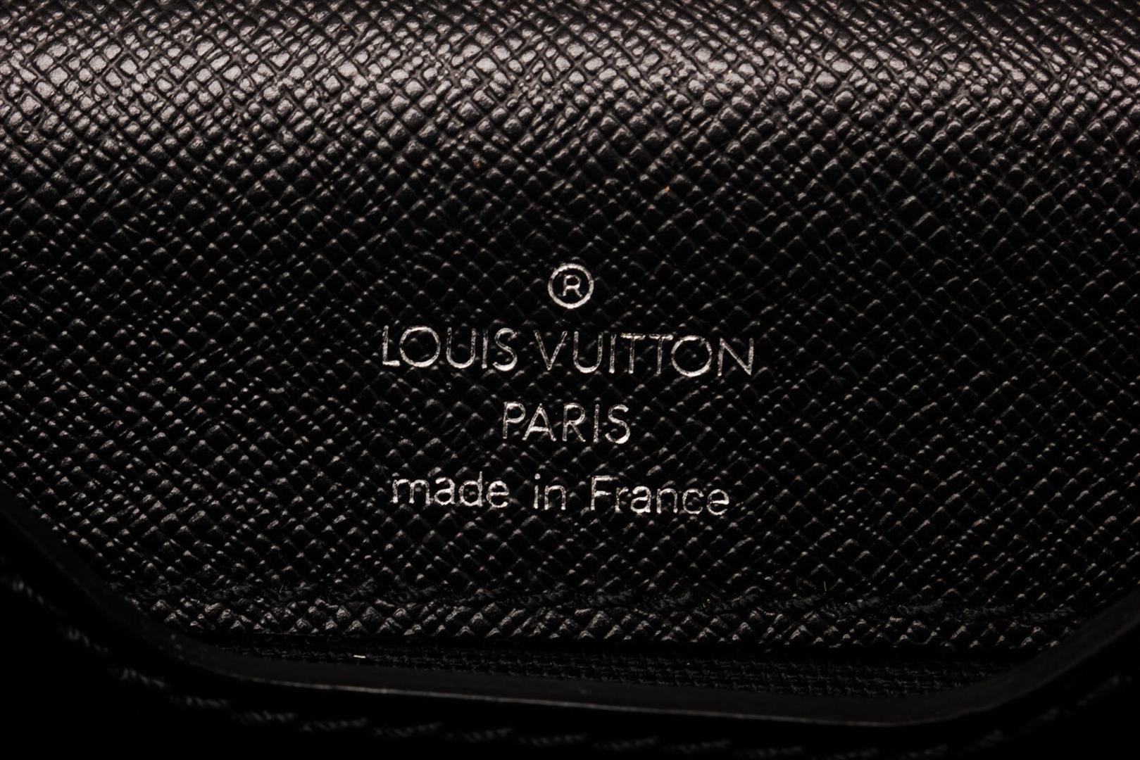 Louis Vuitton Black Taiga Leather Robusto 3 Briefcase Bag