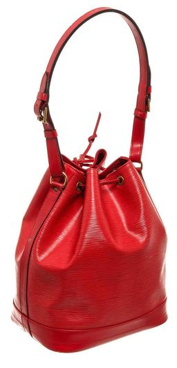 Louis Vuitton Red Epi Leather Noe PM Bag