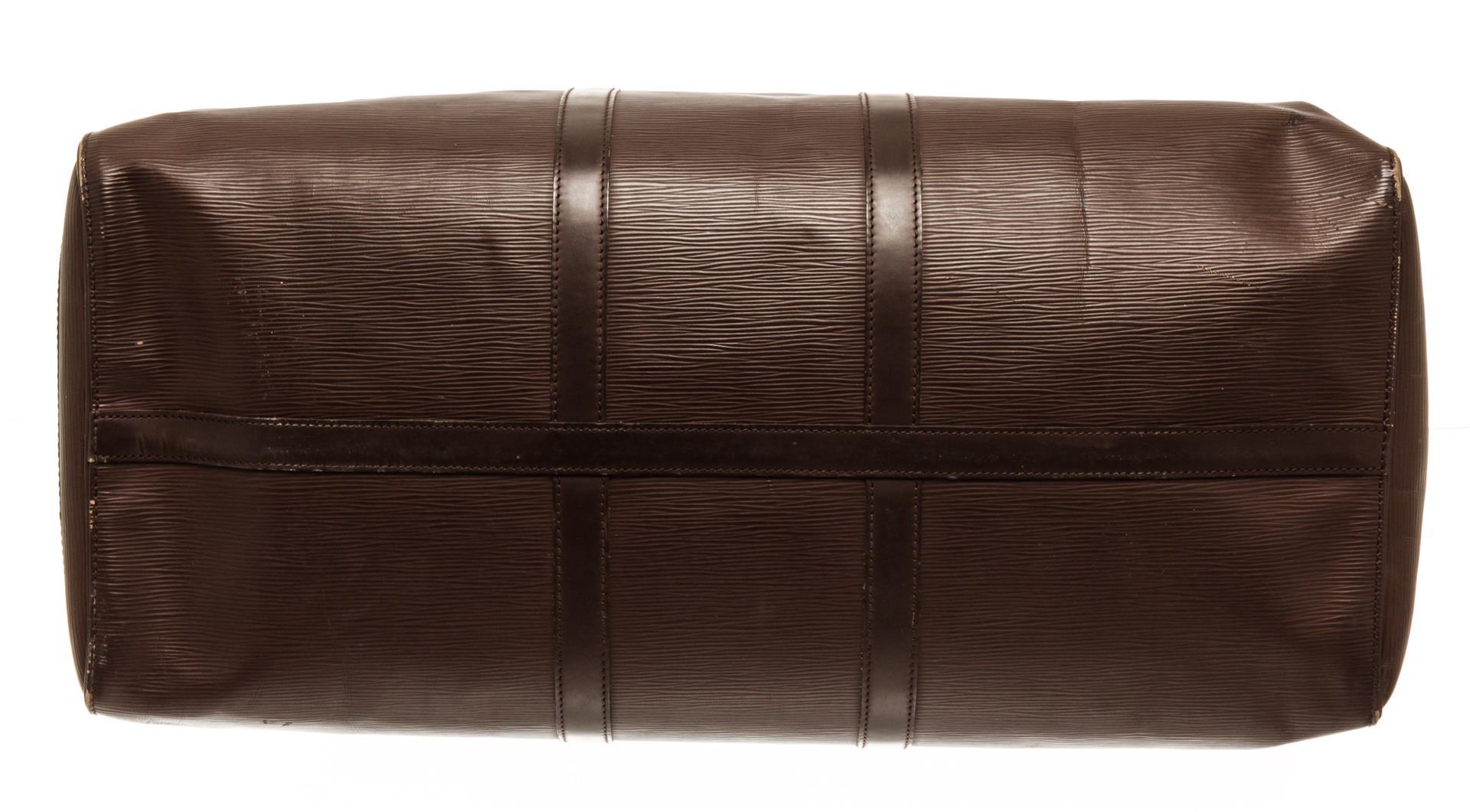 Louis Vuitton Brown Epi leather Keepall 55 Travel bag