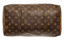 Louis Vuitton Brown Monogram Canvas Speedy 35 Handbag