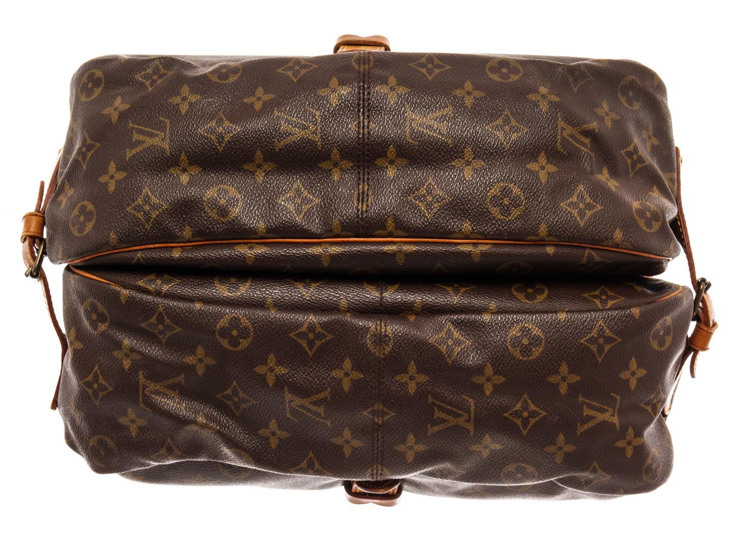 Louis Vuitton Brown Monogram Canvas Saumur 35cm Shoulder Bag