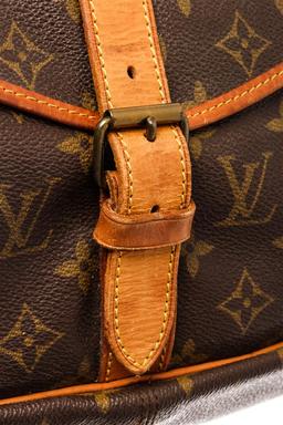 Louis Vuitton Brown Monogram Canvas Saumur 35cm Shoulder Bag