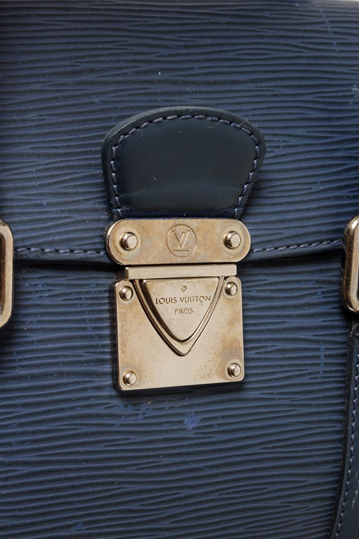 Louis Vuitton Navy Epi Leather Segur PM Bag