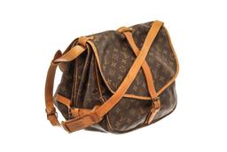 Louis Vuitton Brown Monogram Canvas Saumur 30 Shoulder Bag