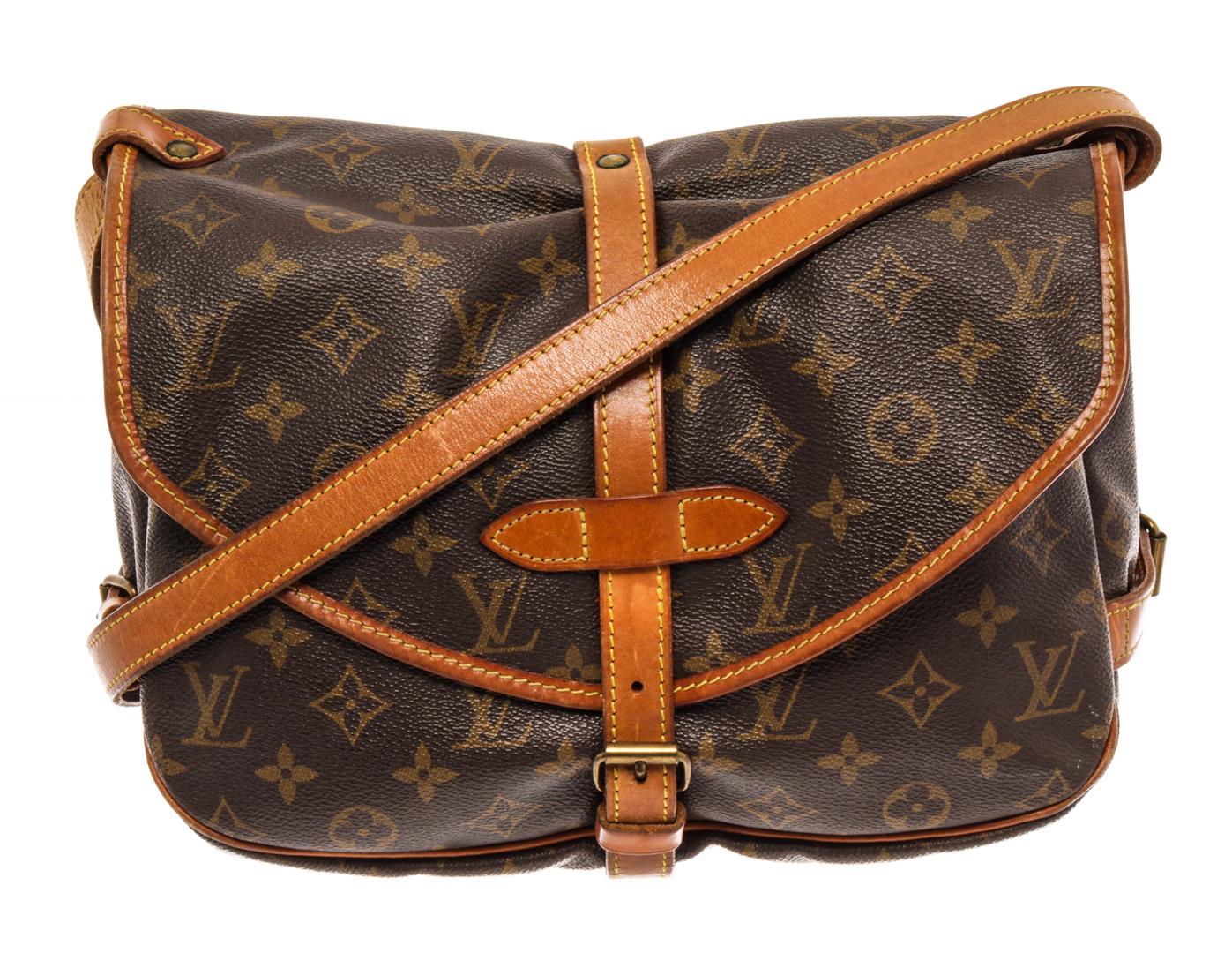 Louis Vuitton Brown Monogram Canvas Saumur 30cm Shoulder Bag