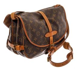 Louis Vuitton Brown Monogram Canvas Saumur 30cm Shoulder Bag