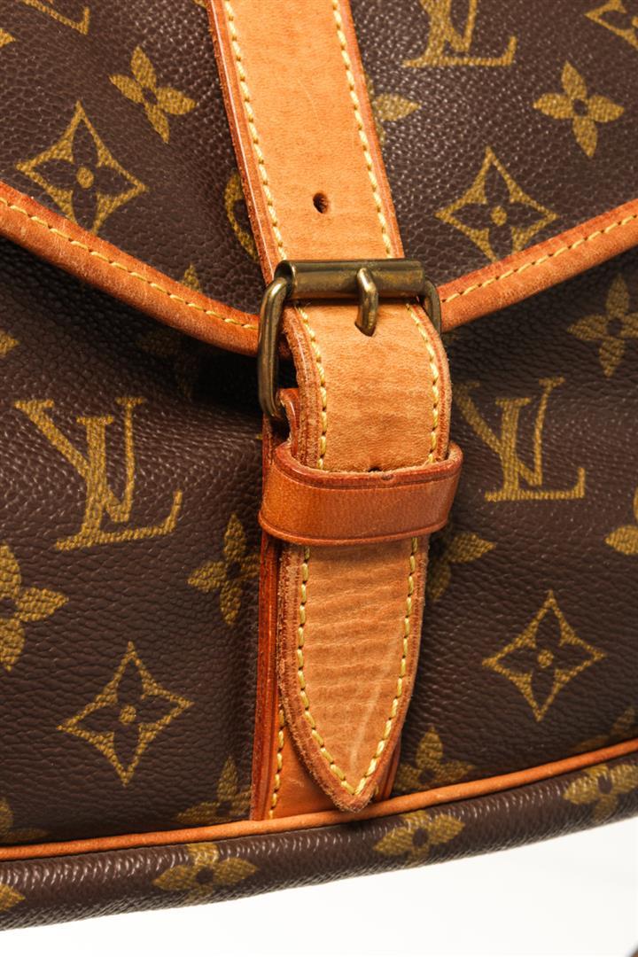 Louis Vuitton Brown monogram Saumur 35 Crossbody Bag