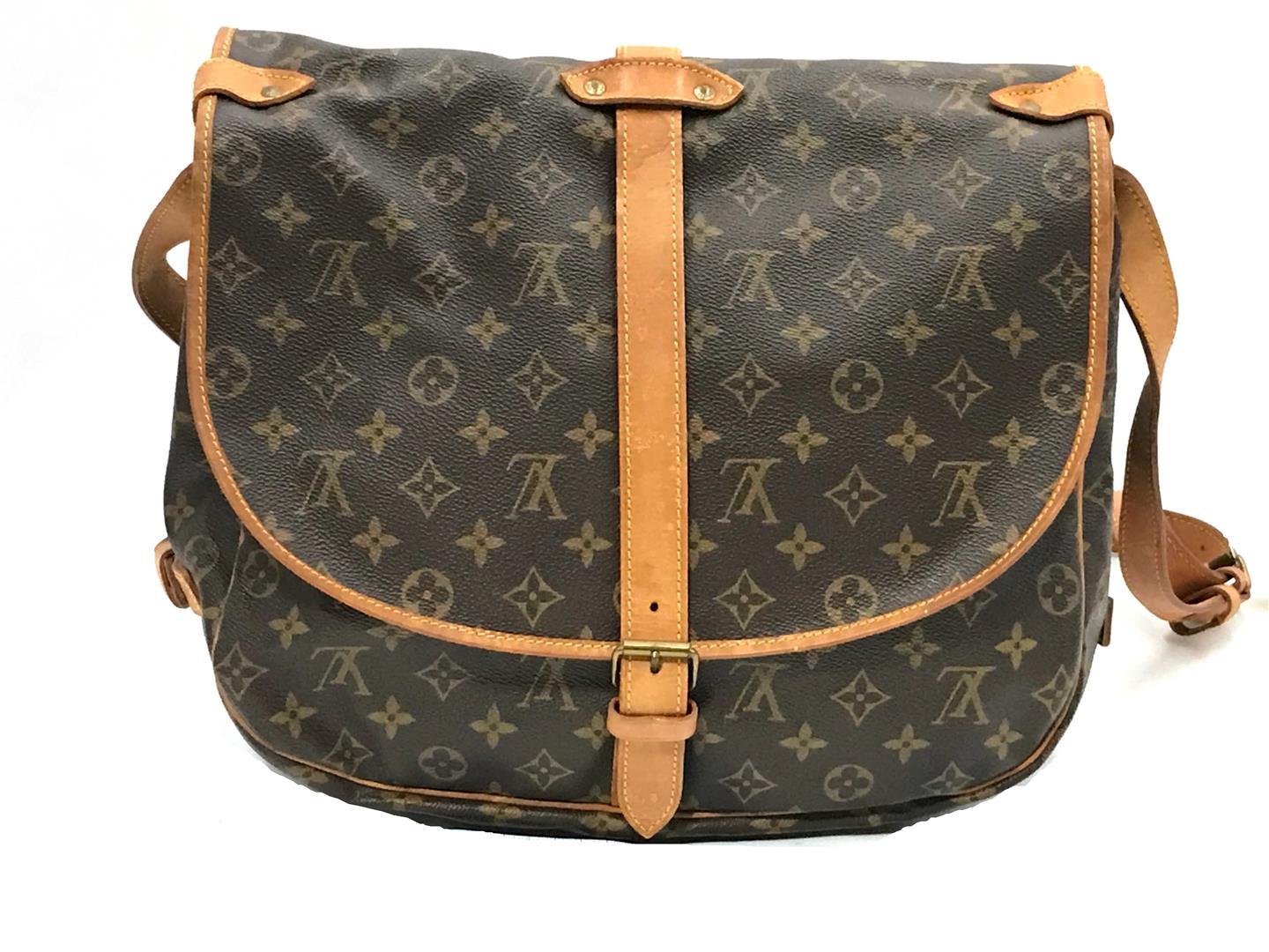 Louis Vuitton Monogram Saumur 35