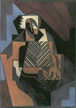 Juan Gris - Sitting Peasant Woman