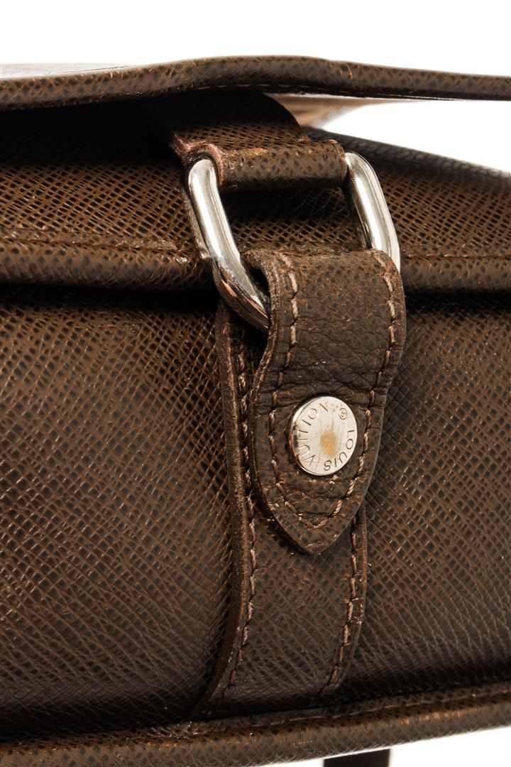 Louis Vuitton Brown Taiga Leather Andrei Shoulder Bag