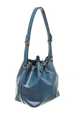 Louis Vuitton Blue Epi Leather Noe GM Shoulder Bag