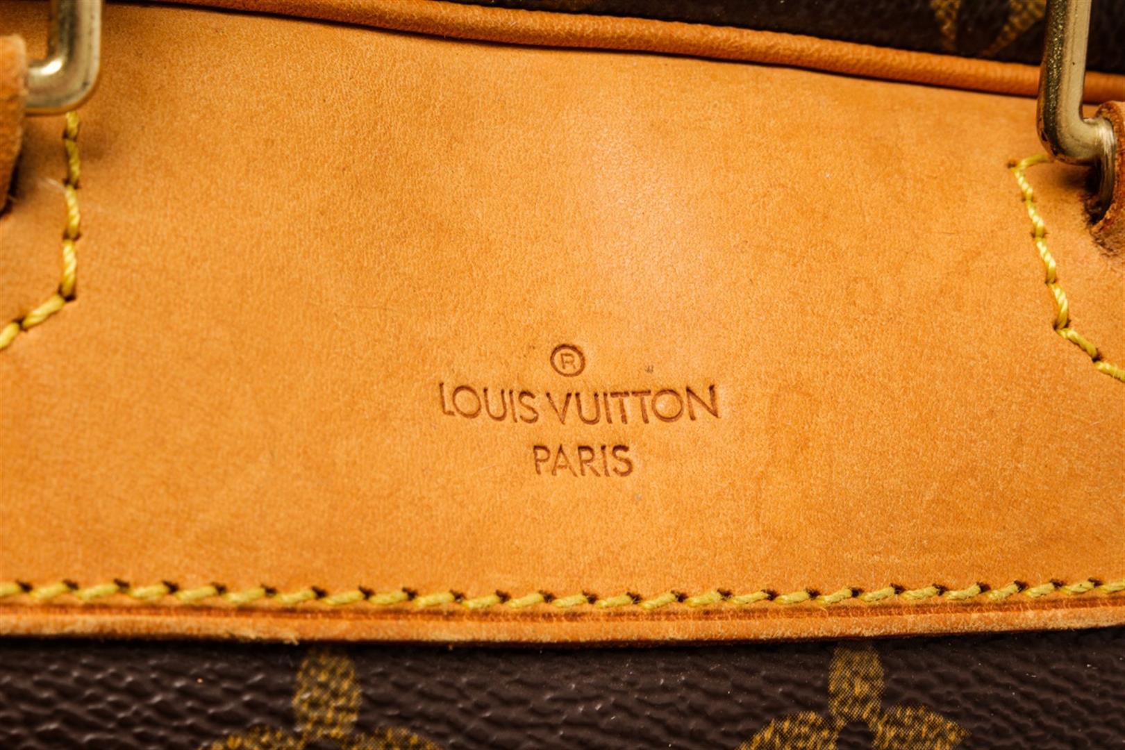 Louis Vuitton Brown Monogram Deauville Satchel Bag