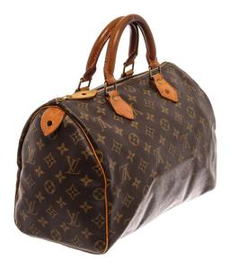 Louis Vuitton Brown Monogram Canvas Speedy 30 Satchel Bag