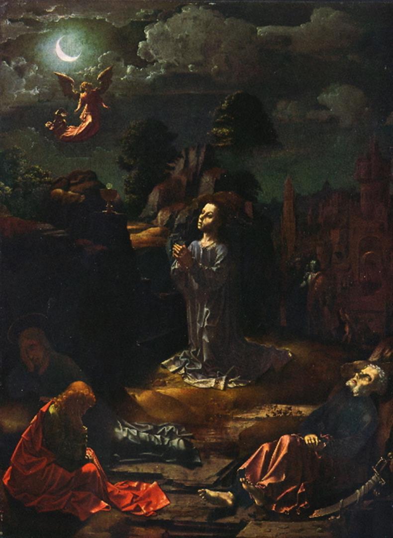 Jan Gossaert  - Christ at the Mount of Olives