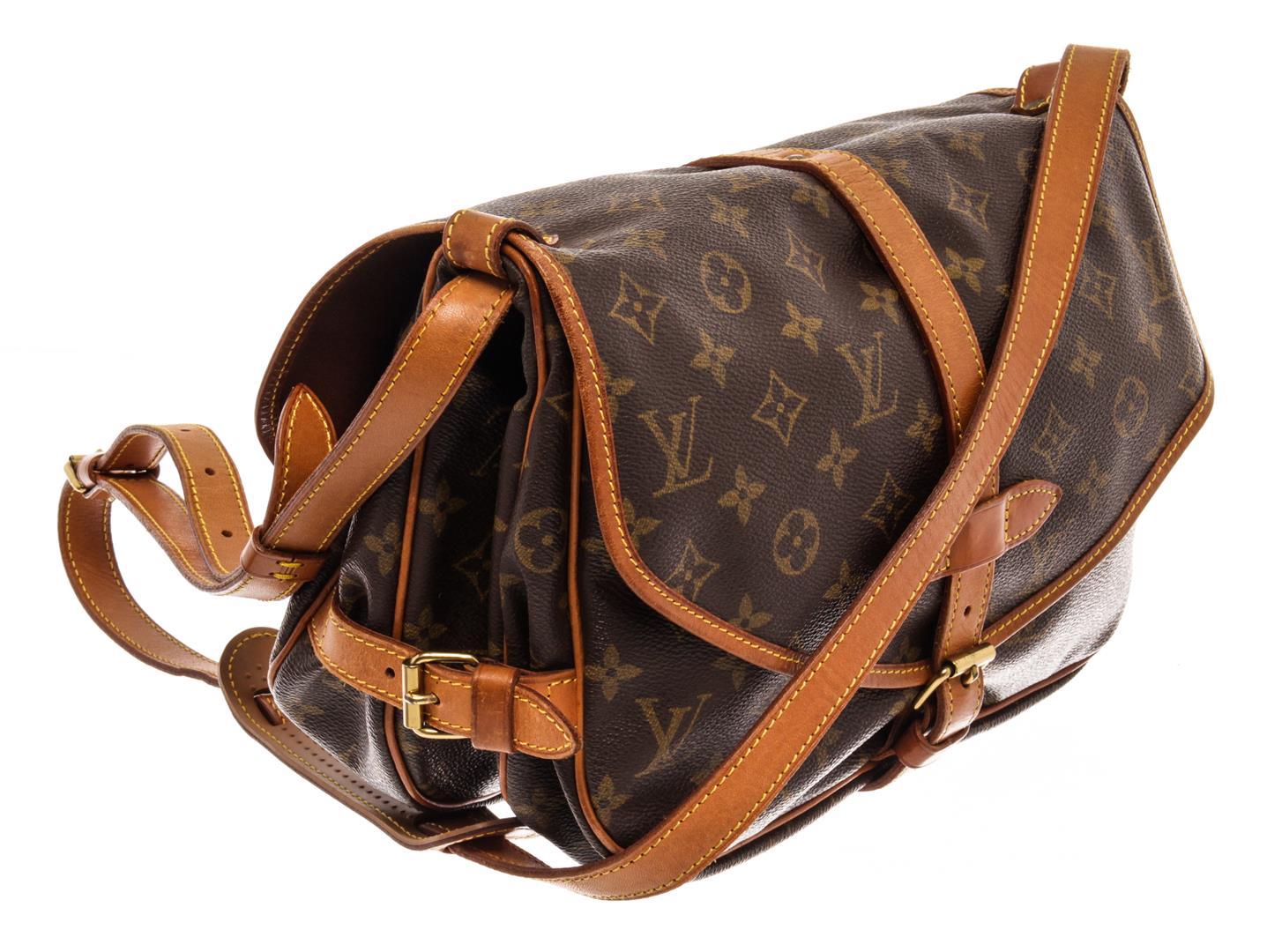 Louis Vuitton Brown Monogram Canvas Saumur 30cm Shoulder Bag