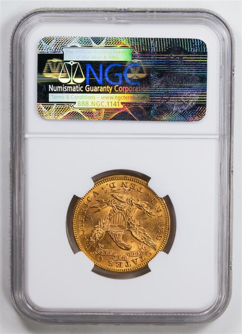 1882 $10 Eagle Gold Coin NGC MS63