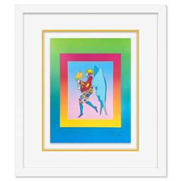 Tip Toe Floating on Blends by Peter Max