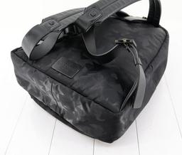 Valentino Black Nylon Camustars Backpack