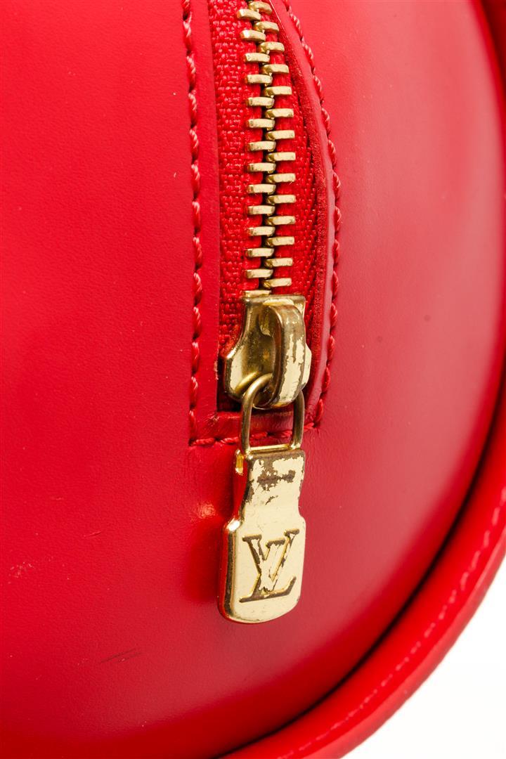 Louis Vuitton Red Epi Leather Soufflot Tote Bag