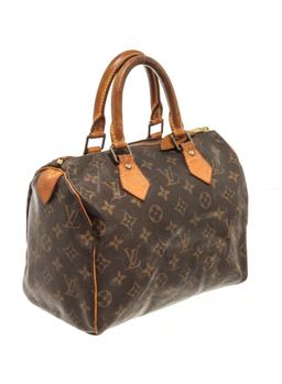 Louis Vuitton Brown Monogram Speedy 25 Satchel Bag