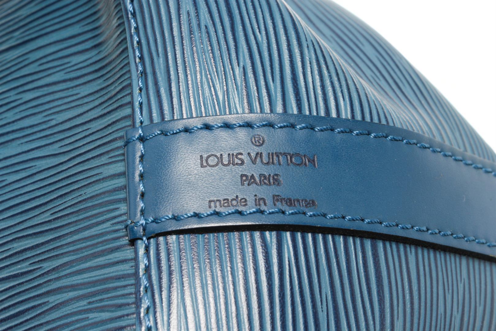 Louis Vuitton Blue Epi Leather Noe PM Shoulder Bag