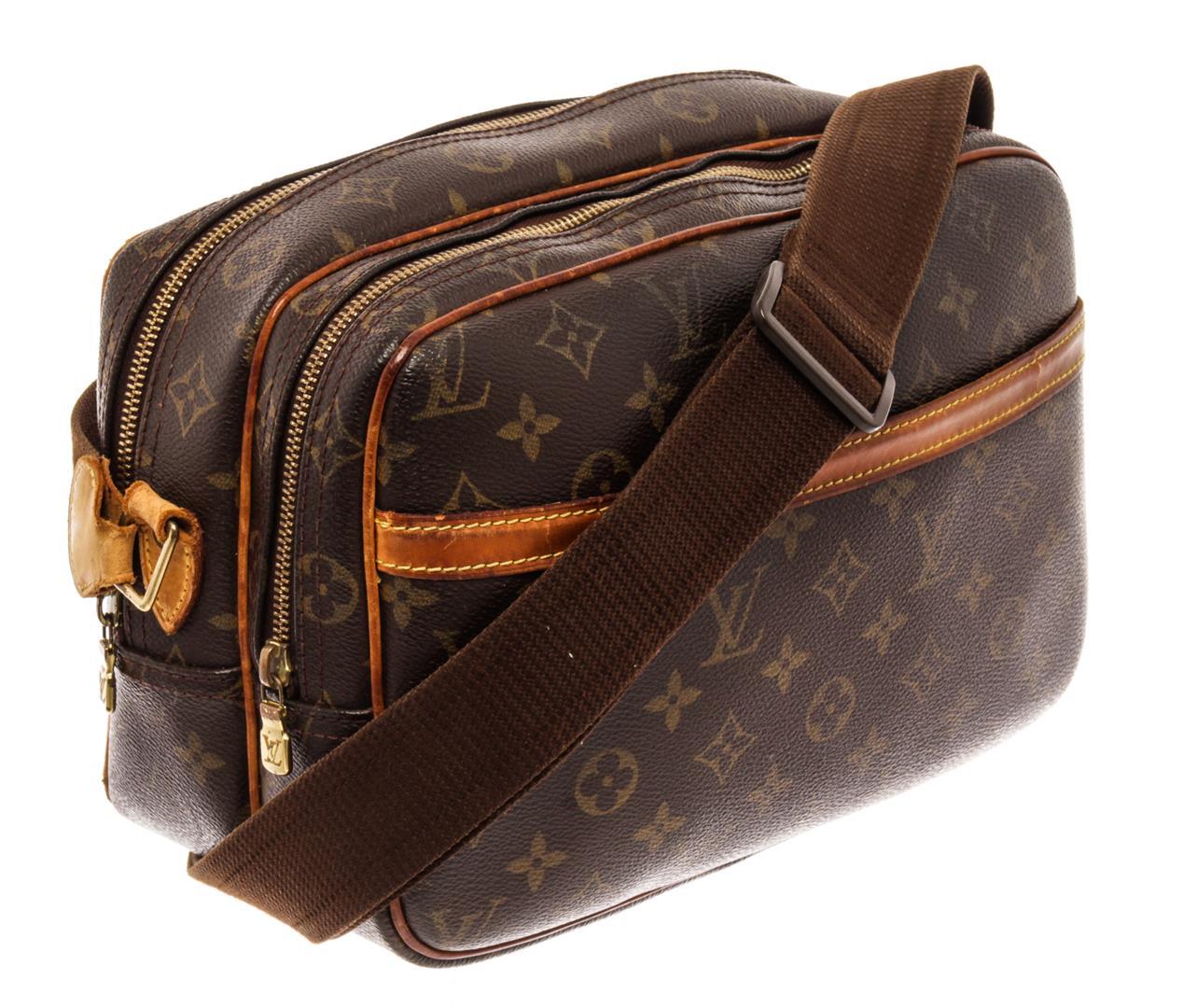 Louis Vuitton Brown Monogram Canvas Reporter PM Crossbody Bag