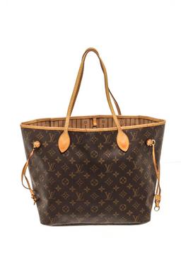 Louis Vuitton Brown Monogram Canvas Neverfull MM Tote Bag