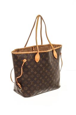 Louis Vuitton Brown Monogram Canvas Neverfull MM Tote Bag