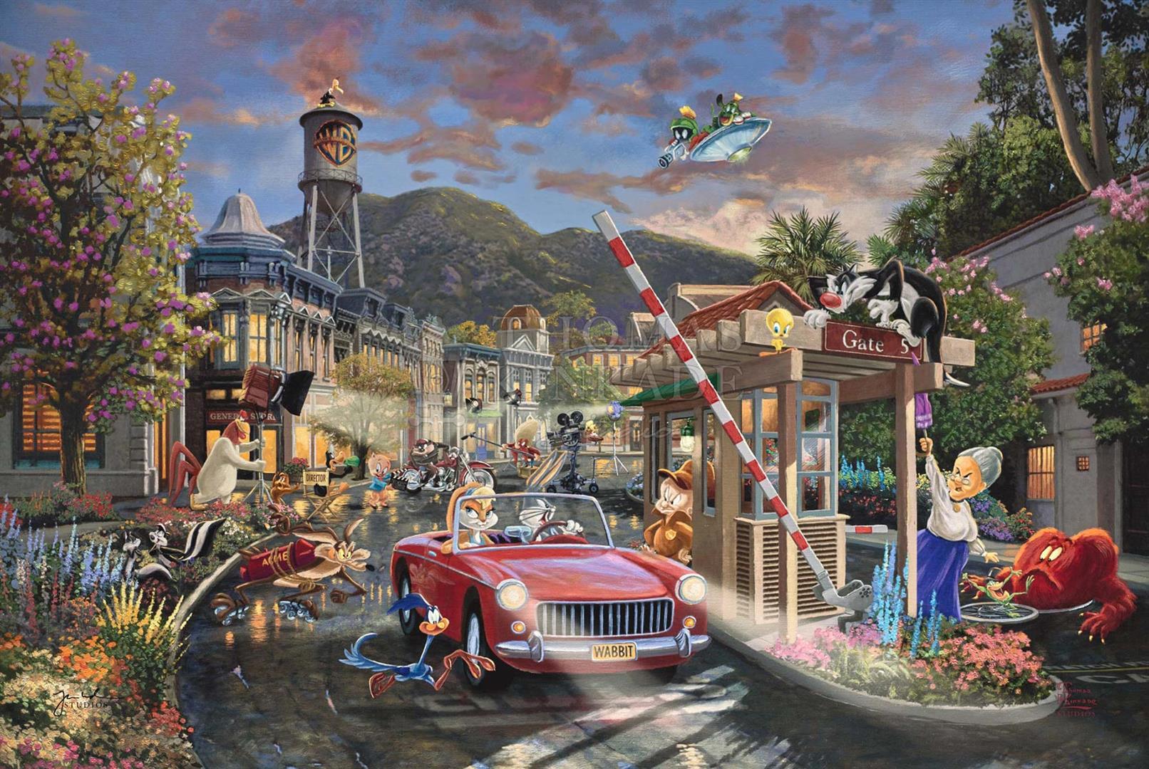 Looney Tunes Backlot Shenanigans by Kinkade Studios